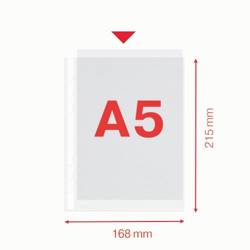 esselte-prospekth-llen-set-a5-100-st-ck-universal-lochung-0-043-mm-pp-folie-farb image 7