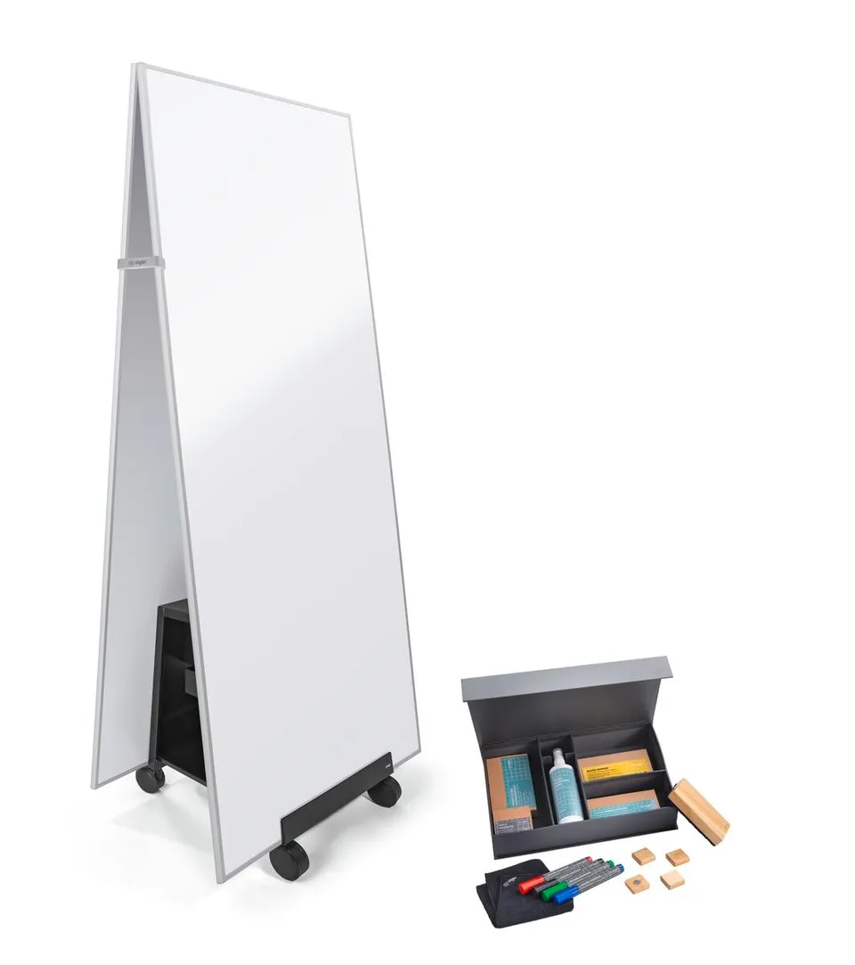 sigel-meet-up-set-2-whiteboards-90x180-cm-mit-aufsteller-und-starterset-2 image 1