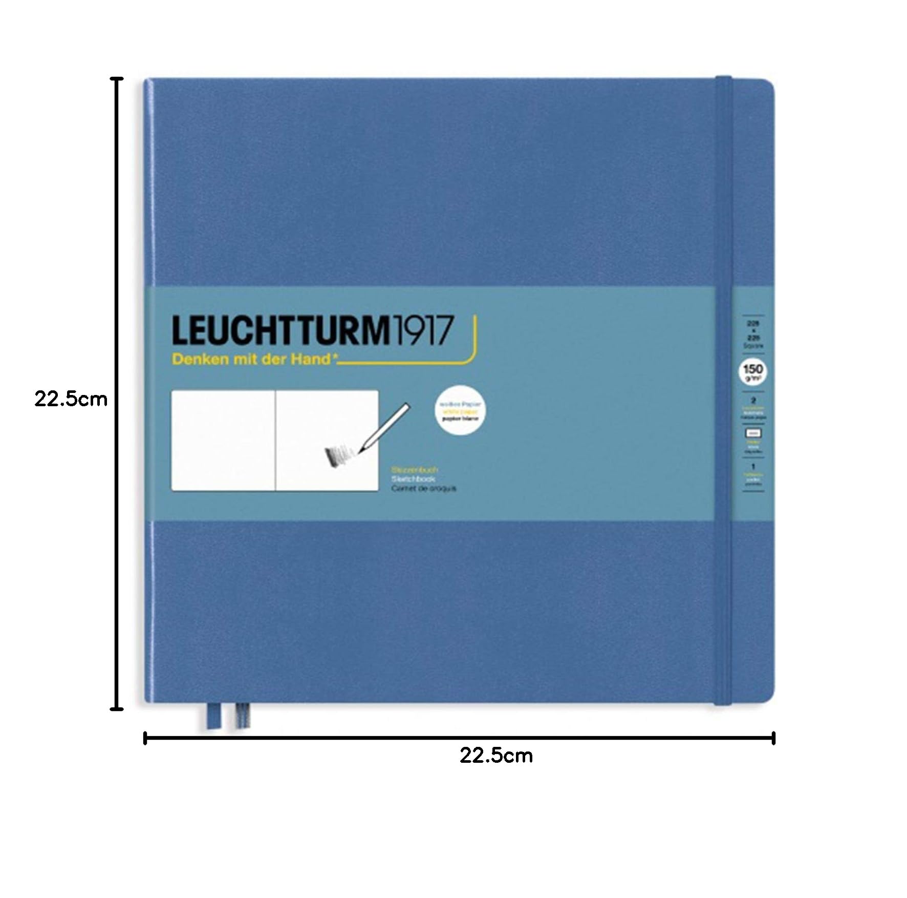 leuchtturm1917-skizzenbuch-quadrat-hardcover-port-red image 8