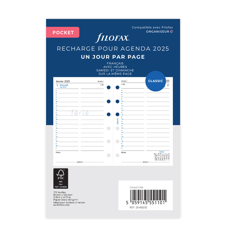 filofax-kalendereinlage-pocket-2026-1-tag-1-seite-franz-sisch image 1