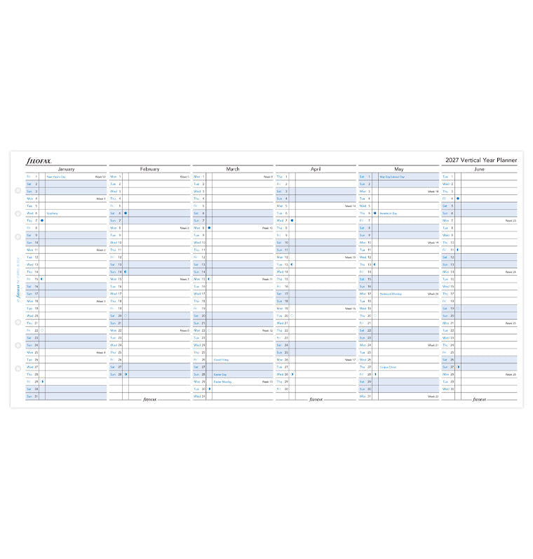 filofax-jahresplaner-2027-a5-englisch-leporello image 4