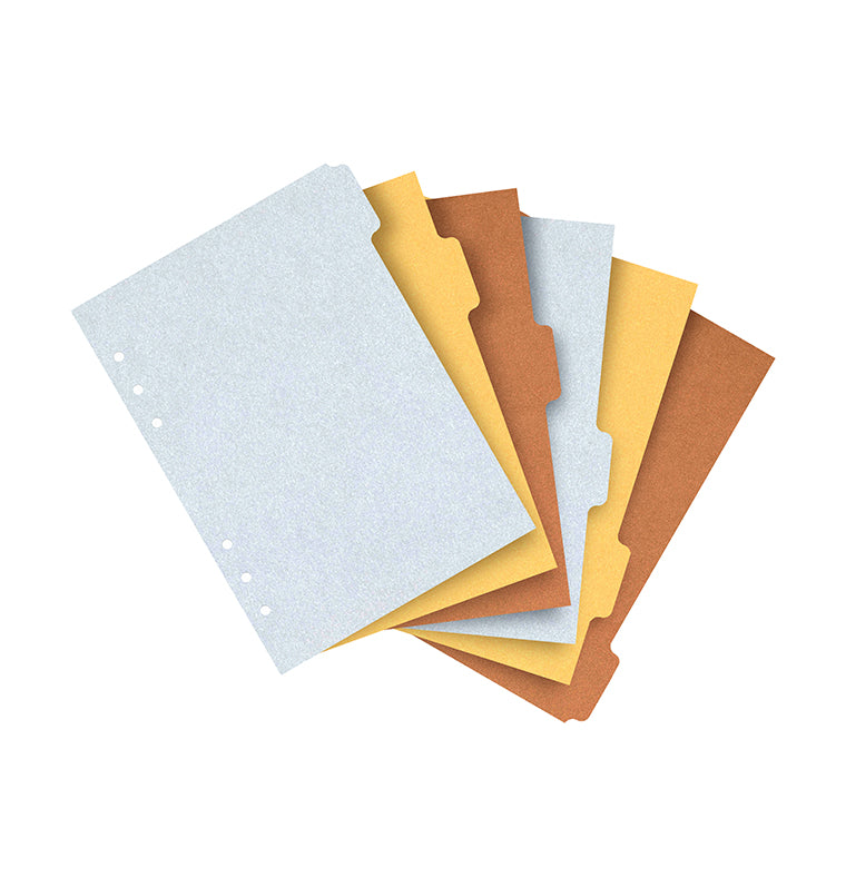 filofax-metallic-trennbl-tter-blanko-6er-a5-ros-gold-gold-silber image 4
