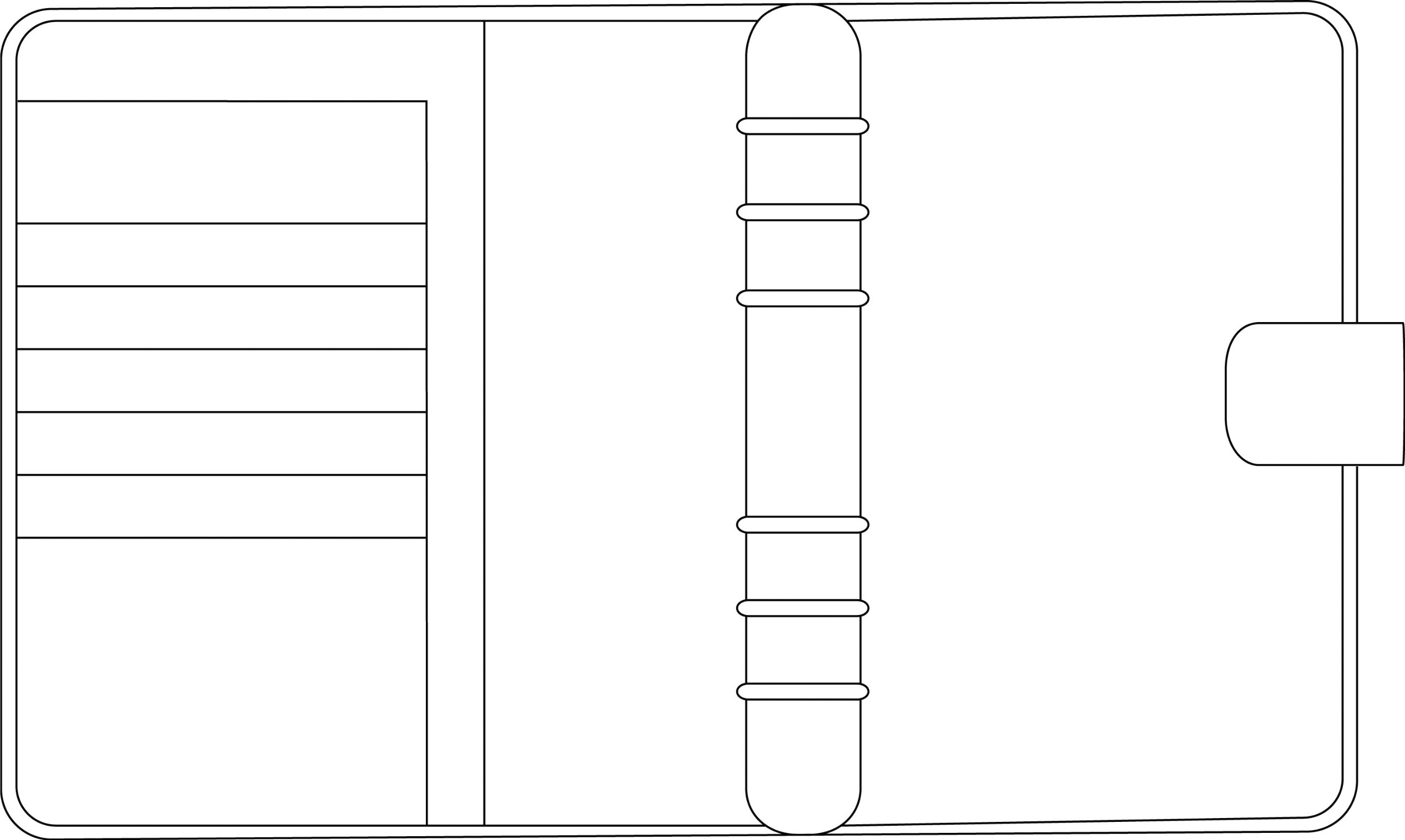 chronoplan-50108-midi-terminplaner-organizer-mappe-kunstleder-schwarz-150-x-190- image 2