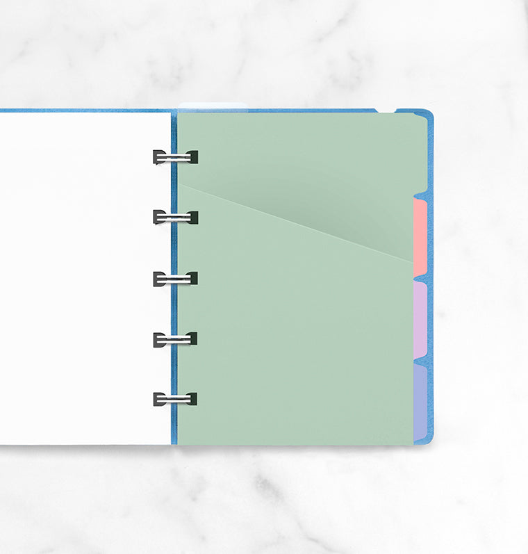 filofax-pocket-notebook-trennbl-tter-blanko-pastel-4er-set image 1