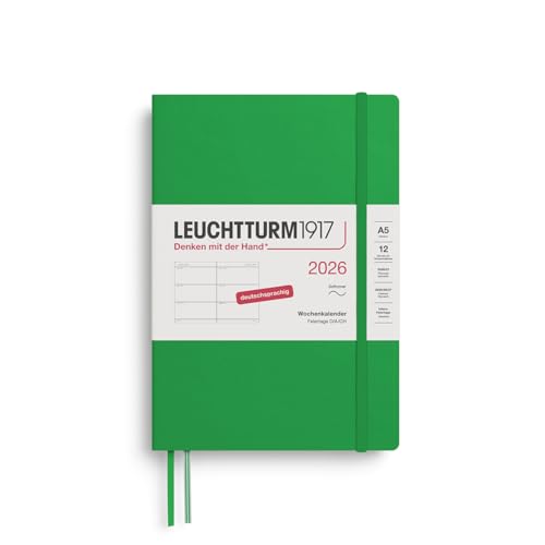 leuchtturm1917-wochenkalender-medium-a5-2026-spring-leaf-deutsch-softcover image 4