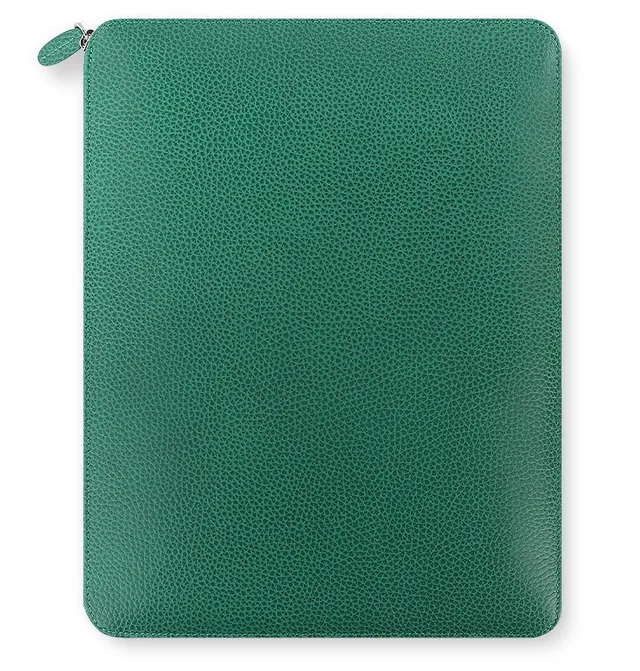 filofax-finsbury-a4-zip-folio-forest-green-leder image 1