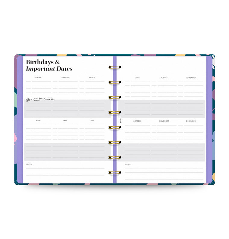 filofax-ultimate-life-companion-planner-a5-bloom-deep-teal-2027 image 3