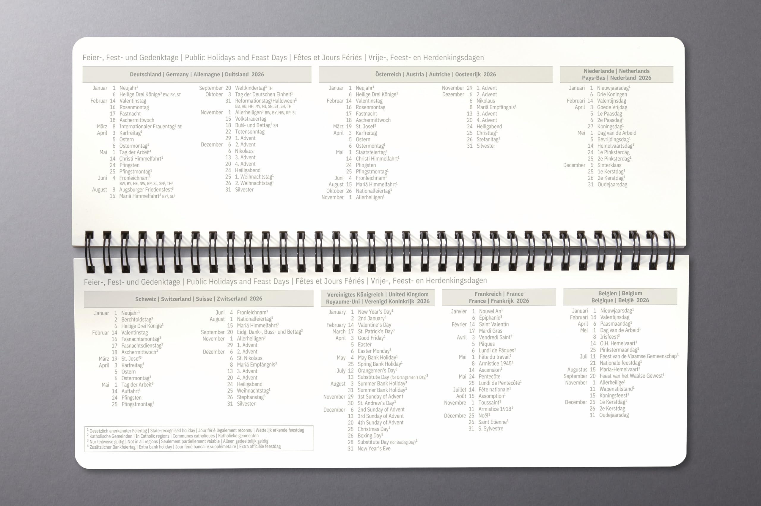 sigel-conceptum-tischkalender-2027-quer-hardcover-dunkelblau image 5