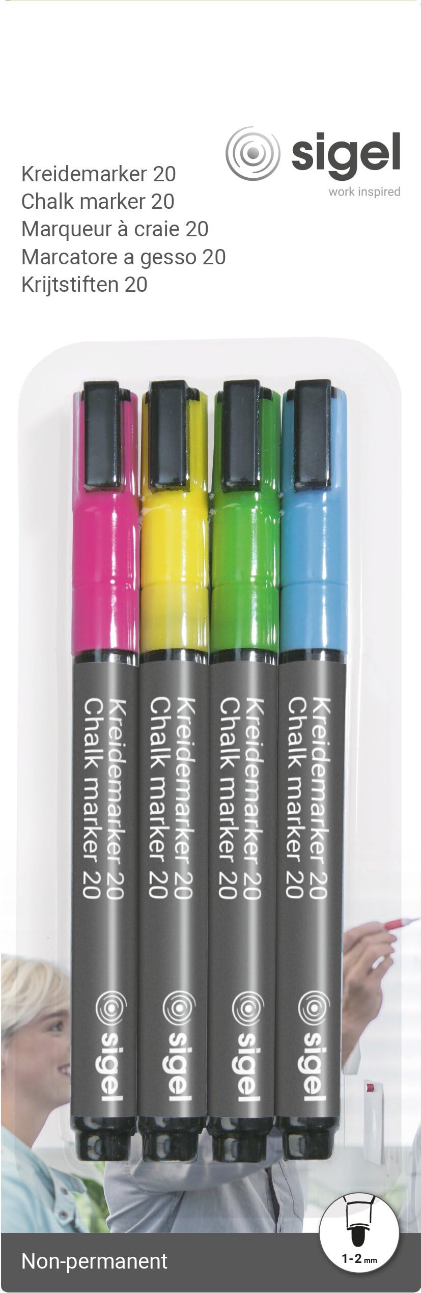 sigel-kreidemarker-set-bunt-s-rundspitze-1-2-mm-4-farben image 5