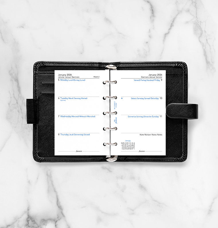 filofax-kalendereinlage-mini-2026-1-woche-2-seiten-multilingual image 3