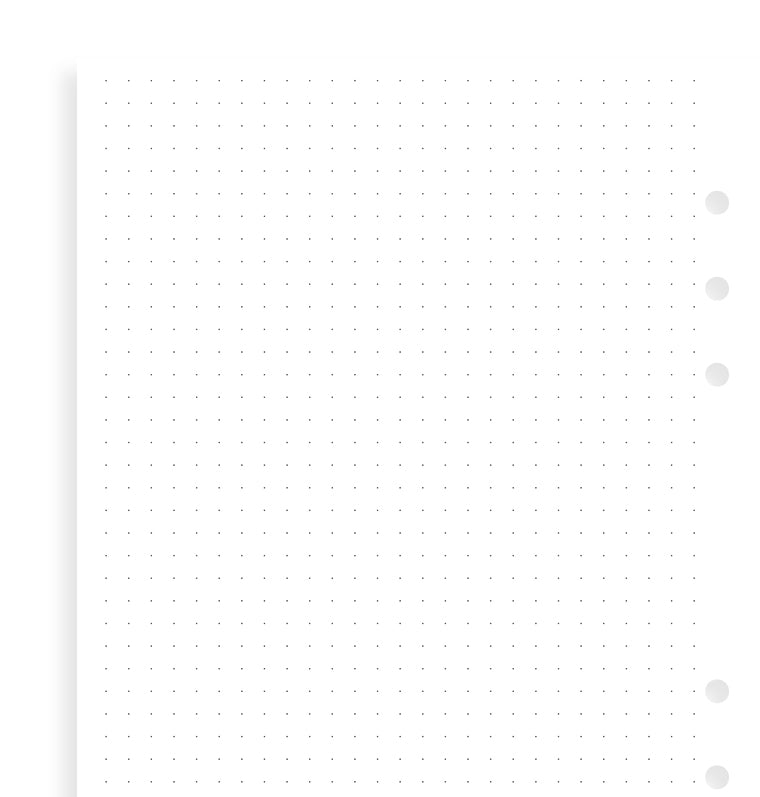filofax-dotted-journal-a5-refill-punktkarierte-einlage image 4
