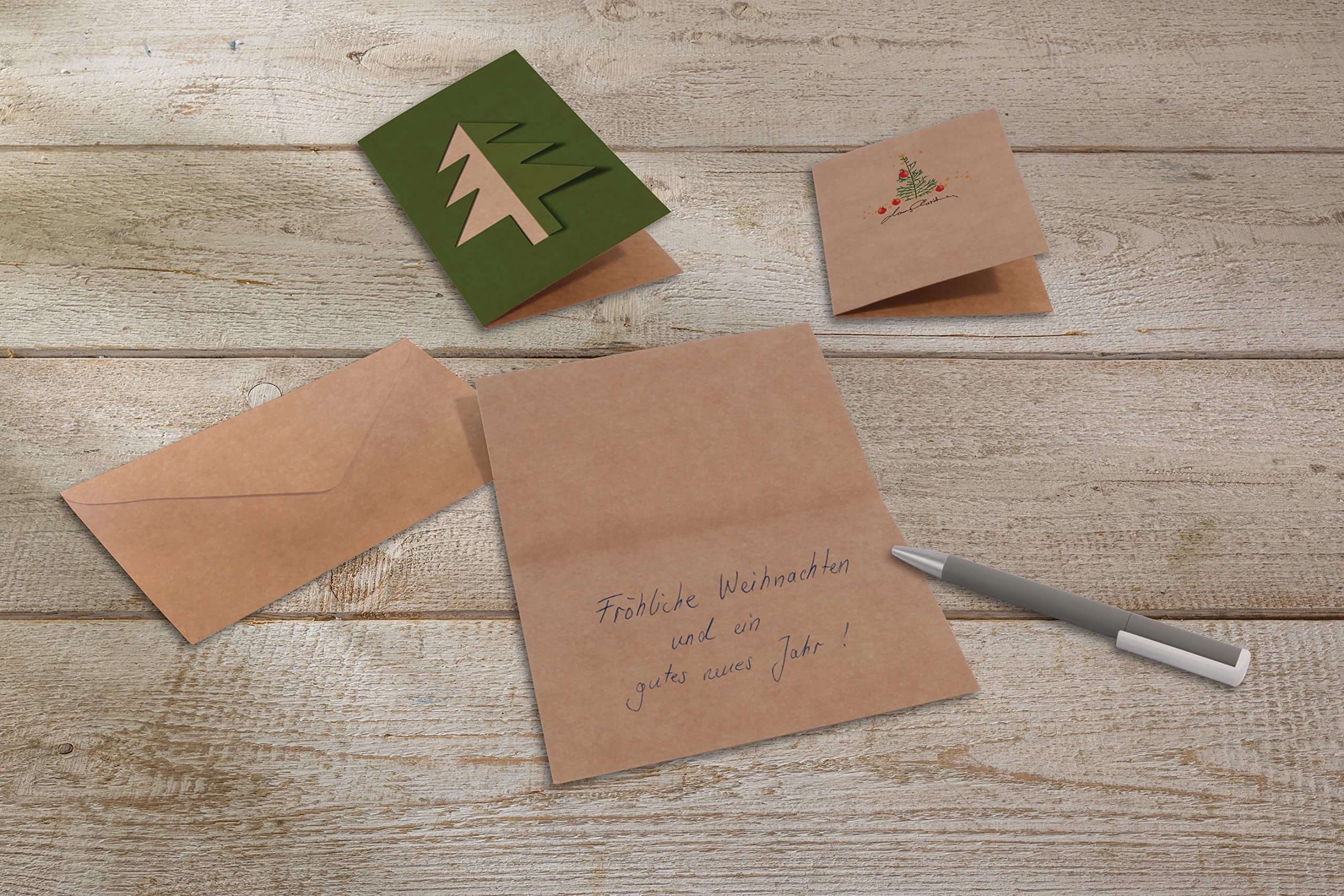 sigel-weihnachts-gru-karten-christmas-tree-dl-10-karten-mit-umschlag image 5