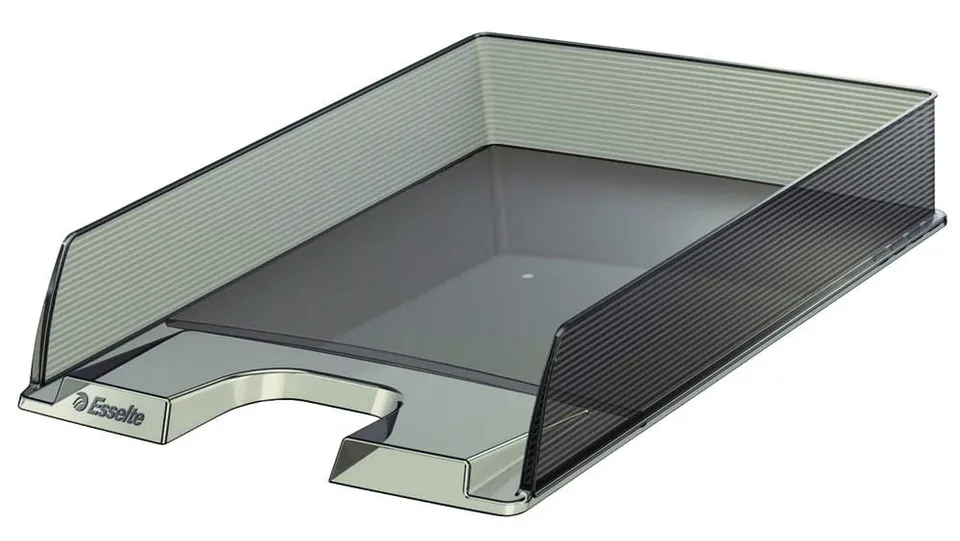 esselte-europost-a4-briefkorb-grau-transparent image 1