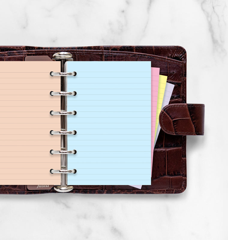 filofax-notizpapier-classic-sortiert-liniert-pocket-30-blatt image 2