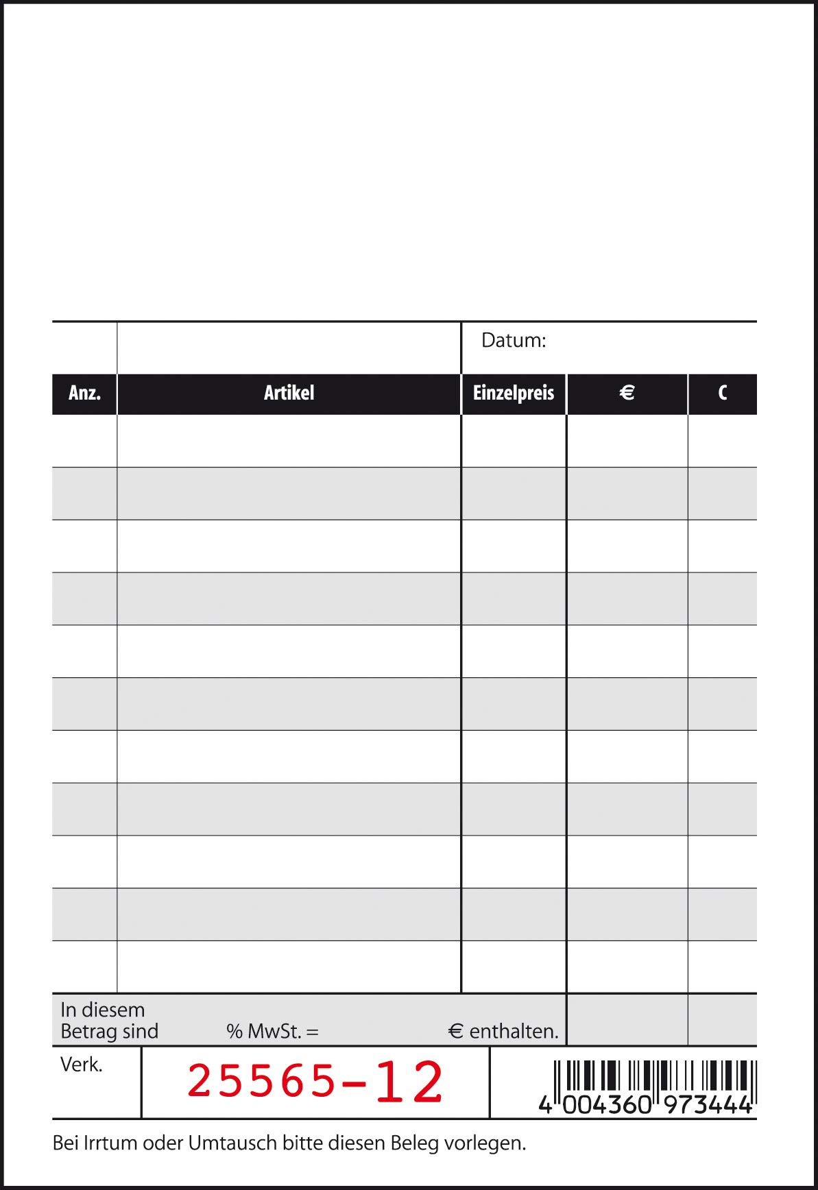 sigel-kc620-10-kassenblock-10x16-5-cm-10-st-ck-mit-durchschlag-recyclingpapier image 2