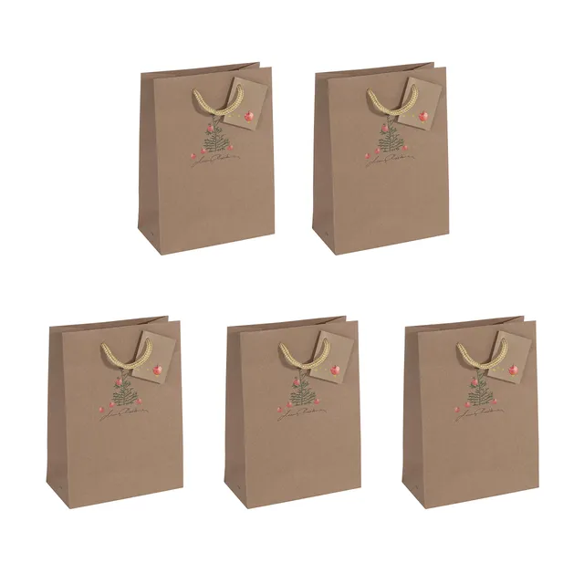 sigel-jolie-kraftpapier-geschenkt-ten-christmas-with-apples-23-x-17-cm-5er-set image 1