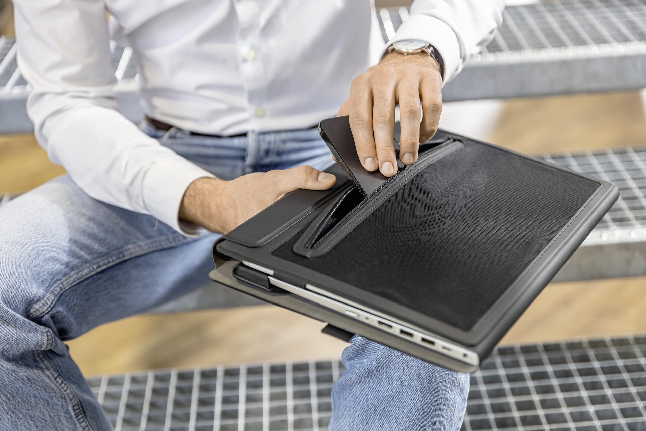 sigel-laptop-case-16-zoll-schutzh-lle-mit-laptopst-nder-schwarz image 8
