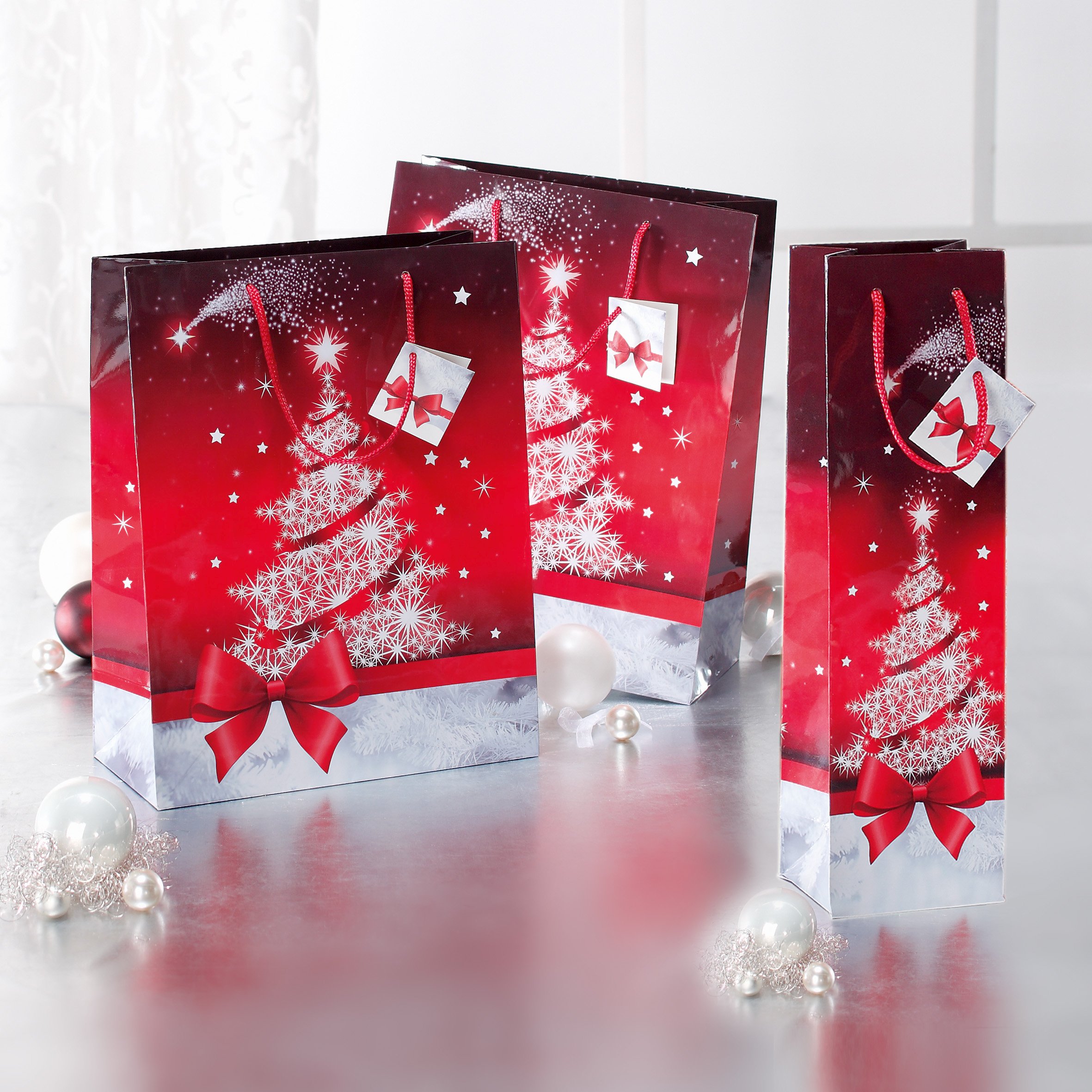 sigel-papier-geschenkt-ten-gro-sparkling-tree-33-x-26-cm-5er-set image 3