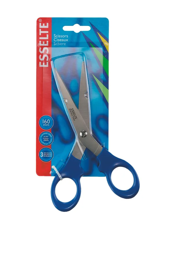 esselte-82116-papierschere-2000-160-mm-blau image 1