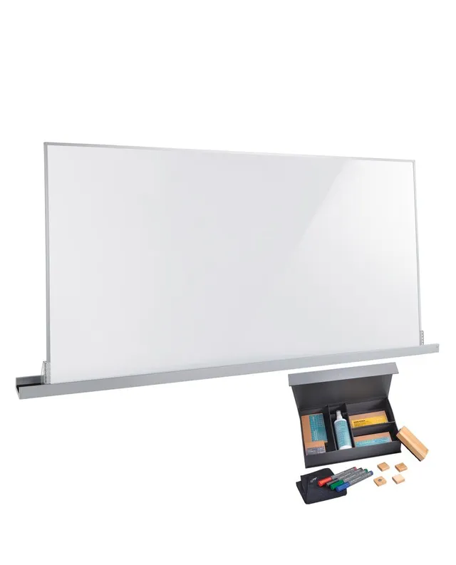 sigel-meet-up-whiteboard-set-90x180-cm-mobil-mit-wandschiene image 1