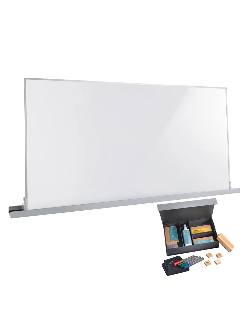 sigel-meet-up-whiteboard-set-90x180-cm-mobil-mit-wandschiene image 1