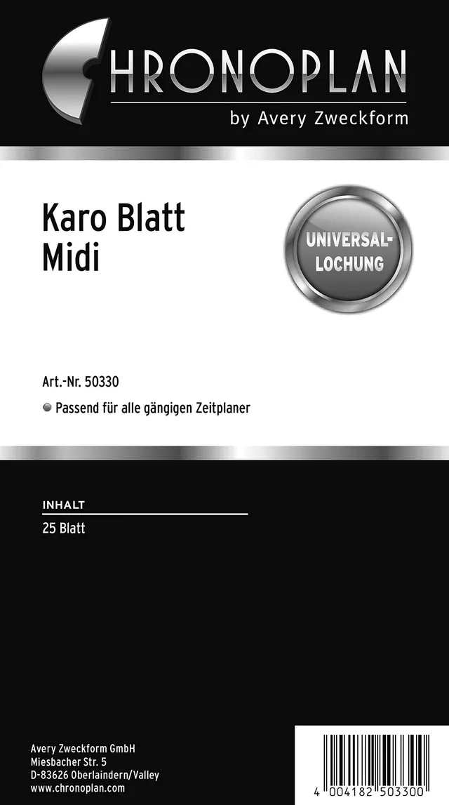 chronoplan-50330-kalendereinlagen-kariert-midi-96x172-mm-notizbl-tter-nachf-llun image 1
