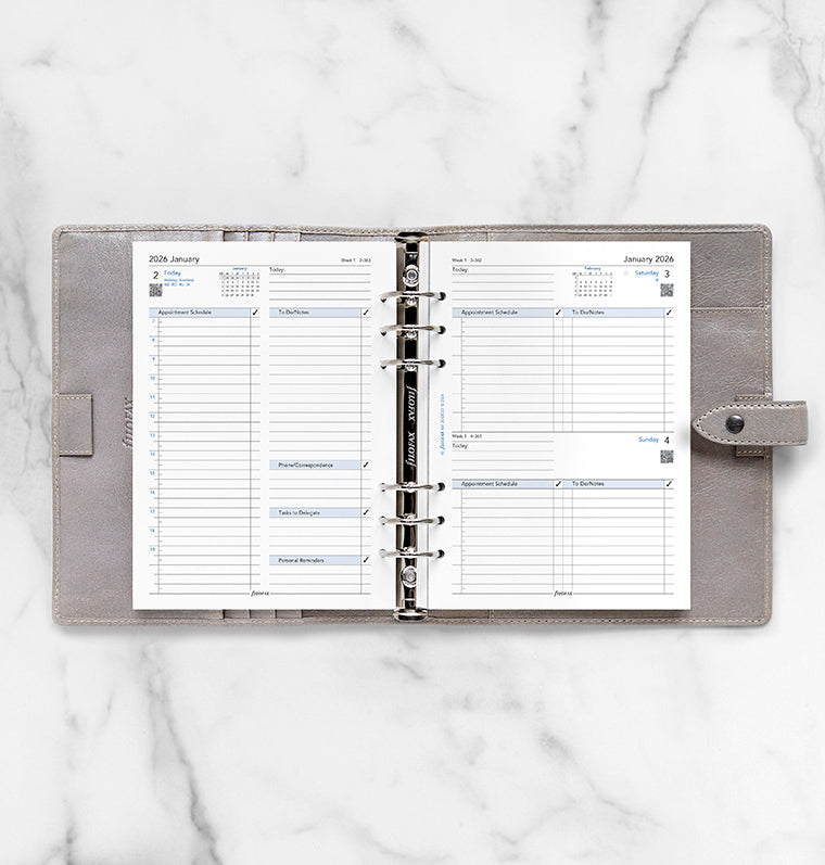 filofax-kalendereinlage-1-tag-1-seite-englisch-a5-2026 image 3