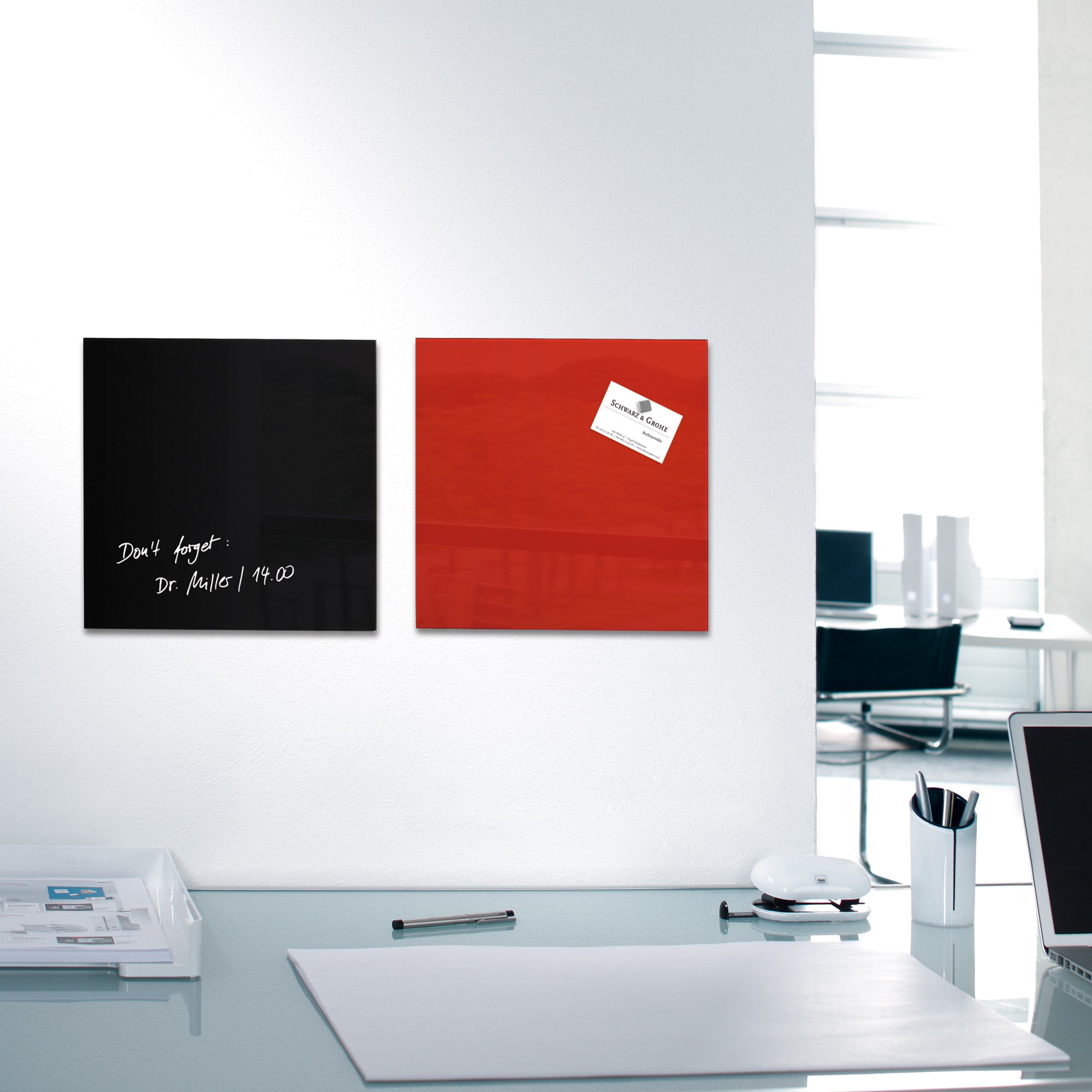 sigel-premium-glas-magnettafel-30-x-30-cm-schwarz-hochgl-nzend image 2