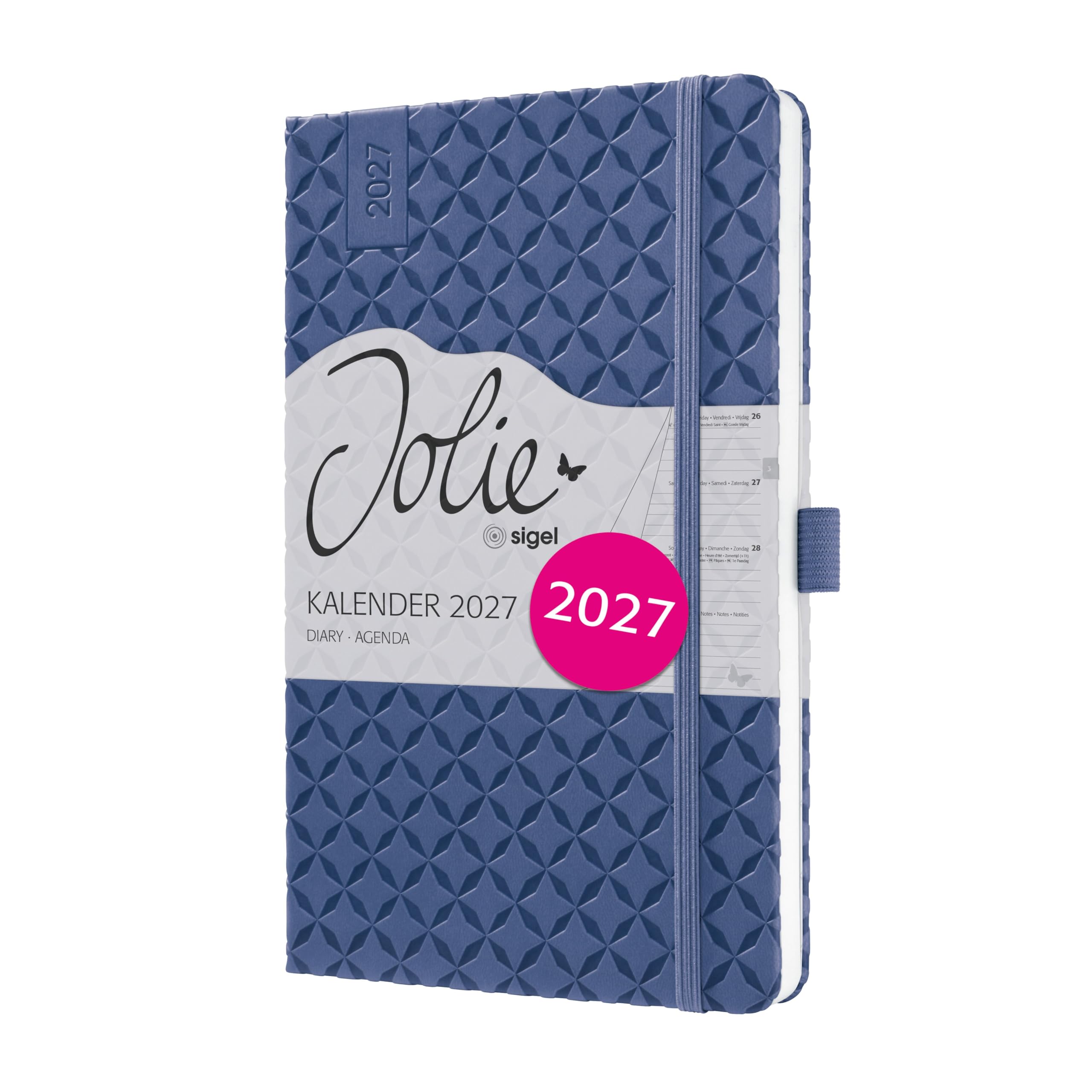 sigel-jolie-wochenkalender-2027-a5-perlenrosa-hardcover-terminplaner image 6