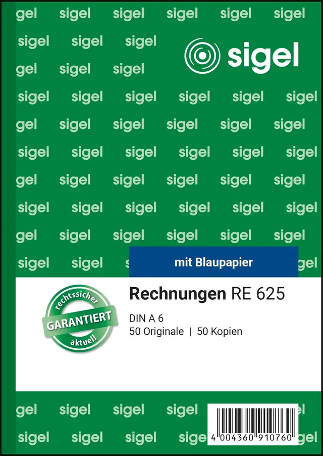sigel-rechnungsblock-a6-2x50-blatt-mit-blaupapier image 1