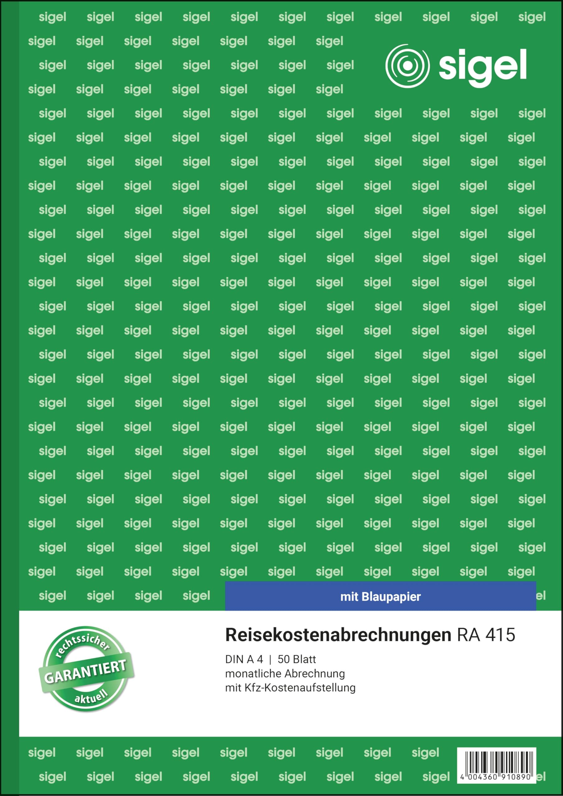 sigel-ra415-5-reisekostenabrechnung-monatlich-a4-50-blatt-5er-pack image 8
