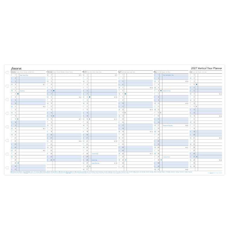 filofax-notebook-jahresplaner-a5-2027-leporello-einlage image 4