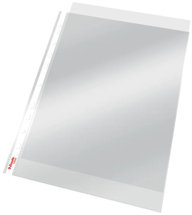 esselte-standard-prospekth-llen-set-a4-100-st-ck-gl-nzend-0-055-mm image 1