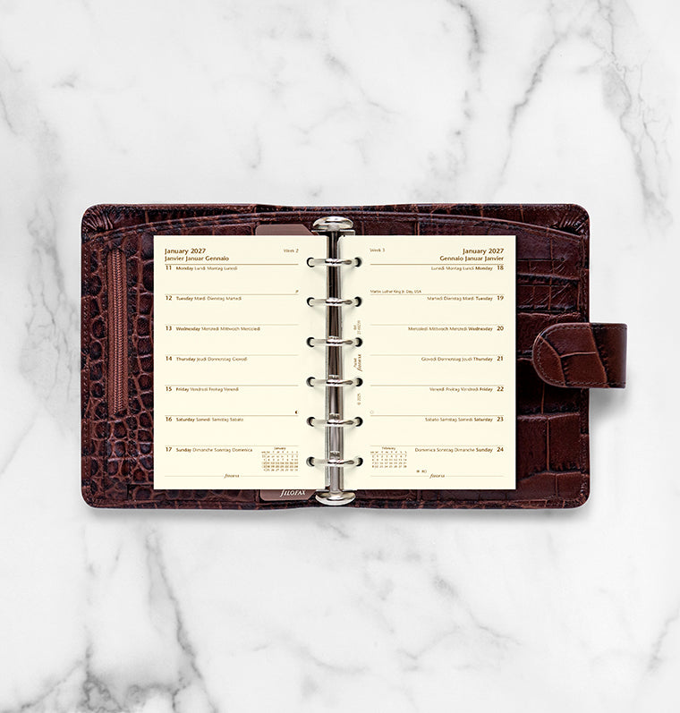 filofax-kalendereinlage-1-woche-1-seite-multilingual-pocket-2027-cotton-cream image 3