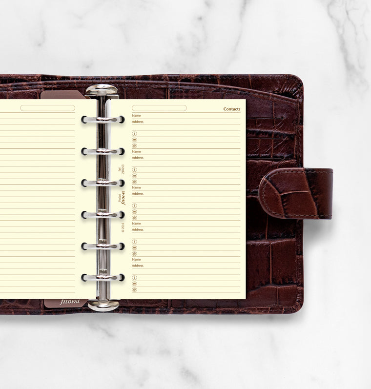 filofax-pocket-einlage-kontakte-cotton-cream image 2