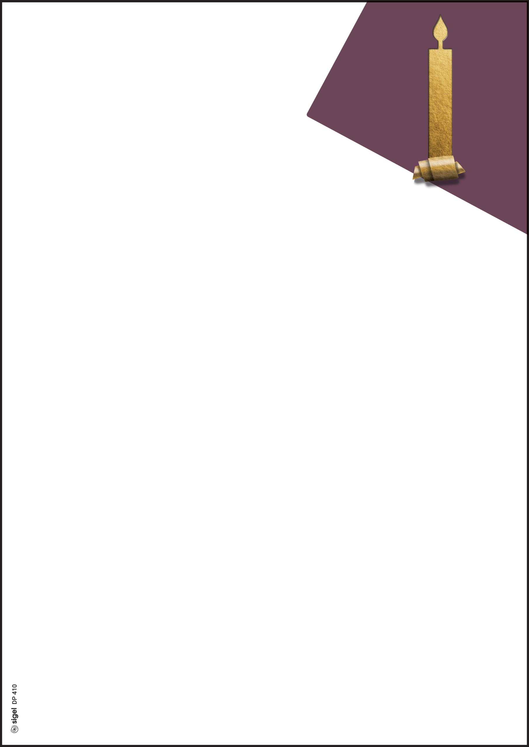 sigel-weihnachtsbriefpapier-cut-out-stil-a4-25-blatt-wei-gold image 4