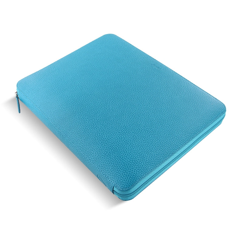 filofax-finsbury-a4-zip-folio-aqua-aus-leder image 2
