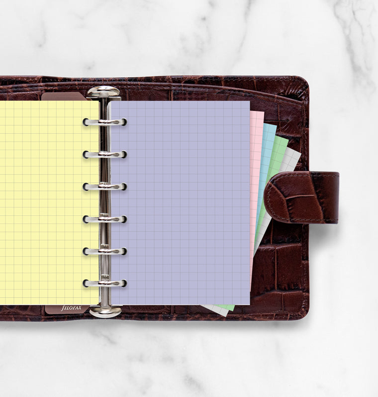 filofax-notizpapier-pastel-kariert-pocket image 2