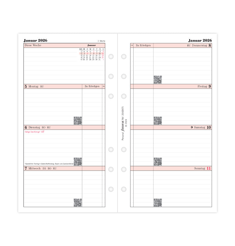 filofax-professional-kalendereinlage-2026-1-woche-2-seiten-deutsch-personal image 4