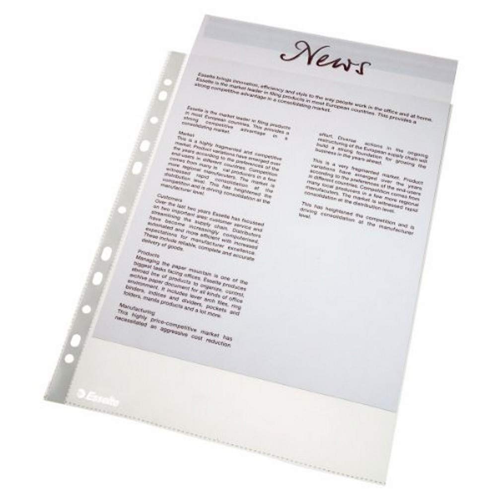 esselte-prospekth-llen-set-a4-matt-10-st-ck-0-043-mm-56094 image 1