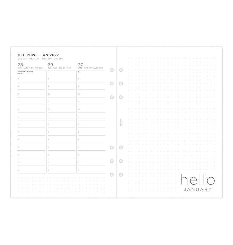 filofax-minimal-kalendereinlage-a5-2027-1-woche-2-seiten-vertikal image 6