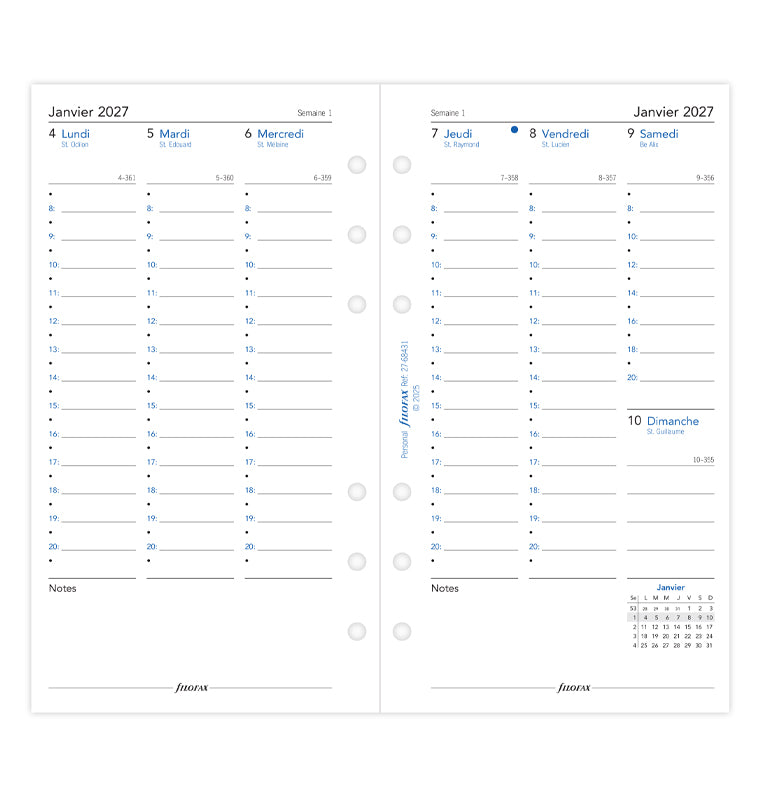 filofax-kalendereinlage-personal-2027-1-woche-2-seiten-franz-sisch image 4