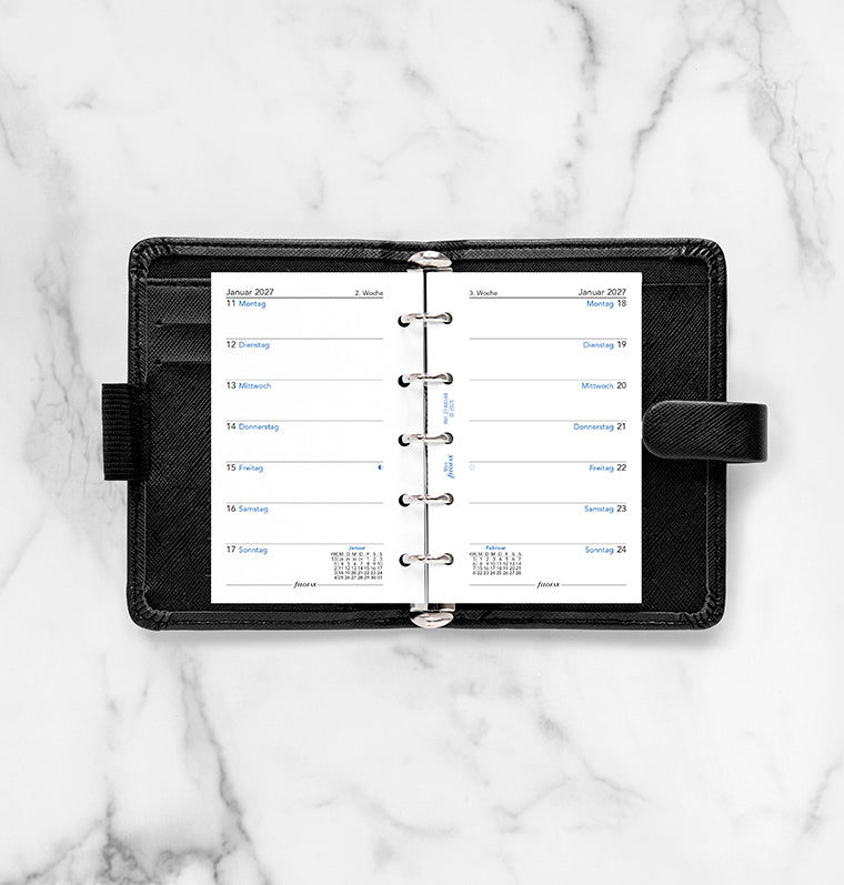 filofax-kalendereinlage-1-woche-1-seite-deutsch-mini-2027 image 3