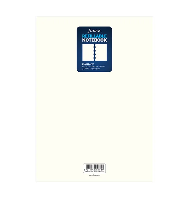 filofax-notebook-nachf-llung-a4-blanko-notizbuch-einlagen image 1
