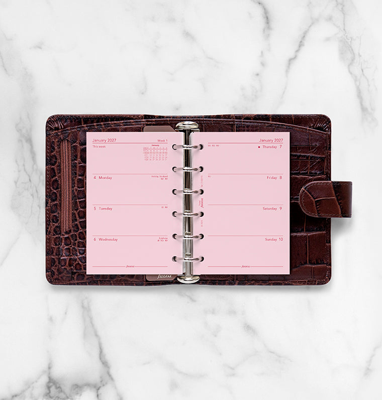 filofax-kalendereinlage-2027-pocket-1-woche-2-seiten-englisch-pink image 3