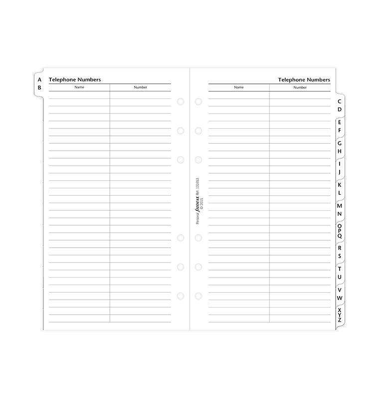 filofax-a-z-register-wei-personal-organiser-einlage image 4