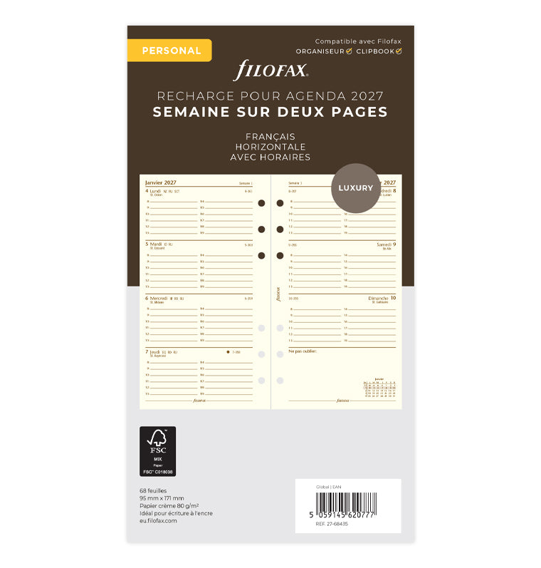 filofax-kalendereinlage-personal-2027-1-woche-2-seiten-franz-sisch-2 image 1