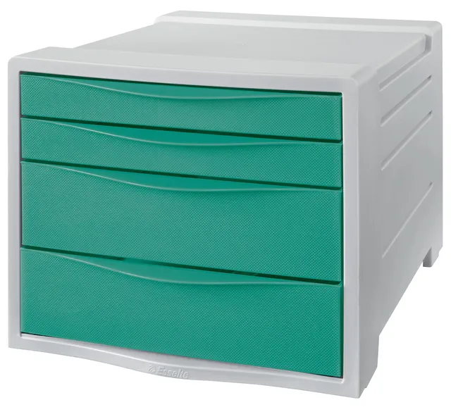 esselte-colour-breeze-schubladenset-4-teilig-gr-n-schreibtisch-organisator image 1