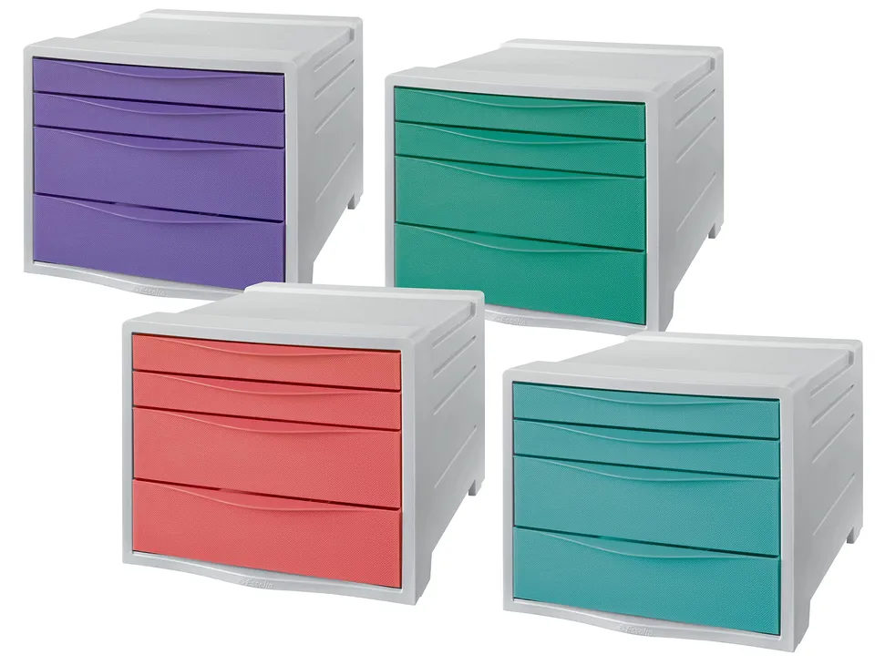 esselte-colour-breeze-schubladenset-4-teilig-schreibtisch-organizer-281-x-244-x- image 1