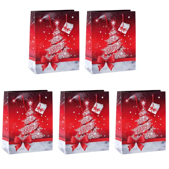 sigel-papier-geschenkt-ten-gro-sparkling-tree-33-x-26-cm-5er-set image 1